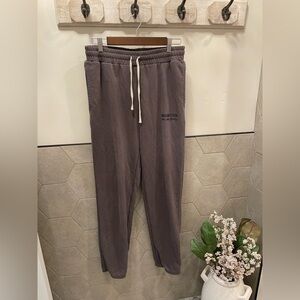 VANQUISH Men's Charcoal Joggers with Drawstring